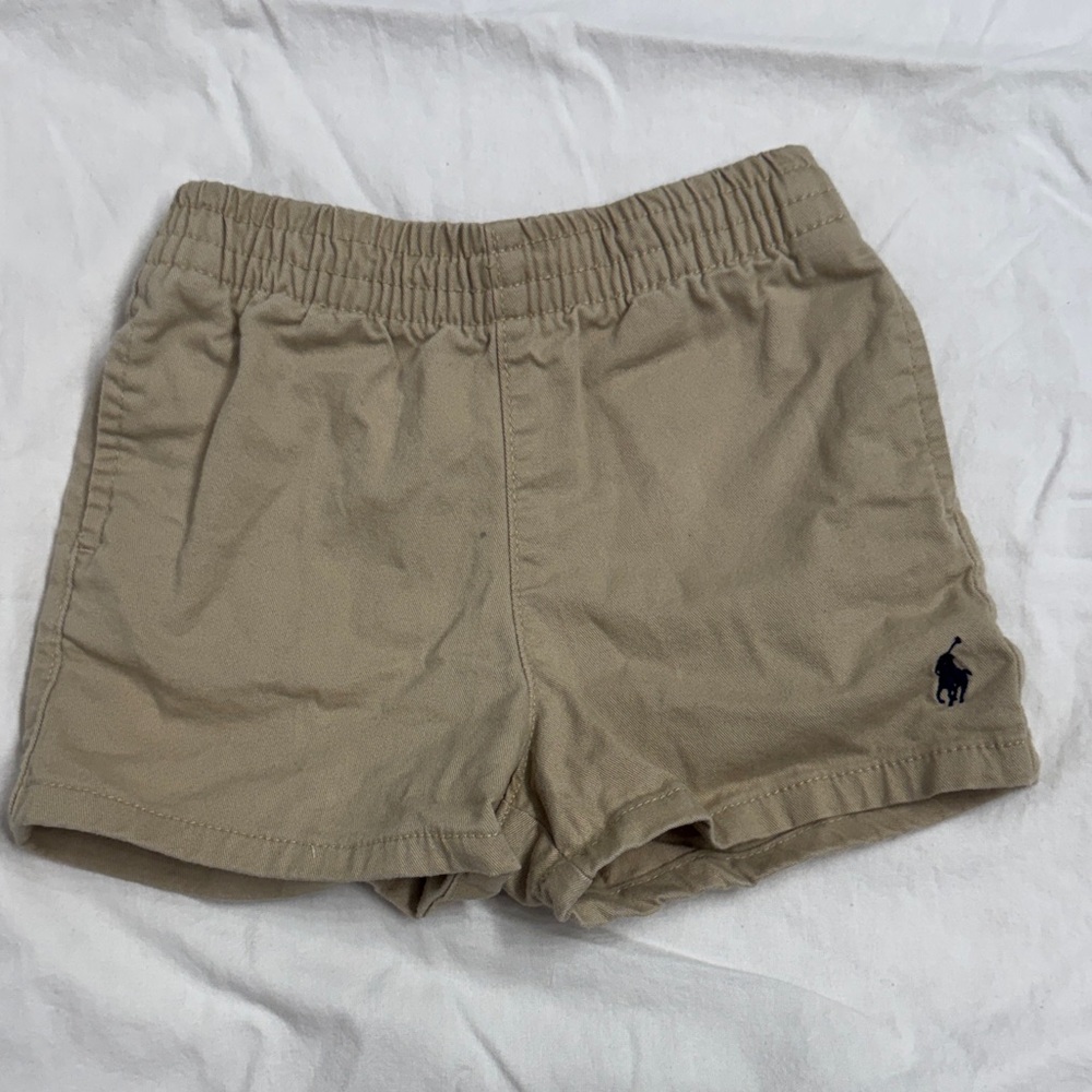 Ralph Lauren Baby Khaki Pull-On Shorts
